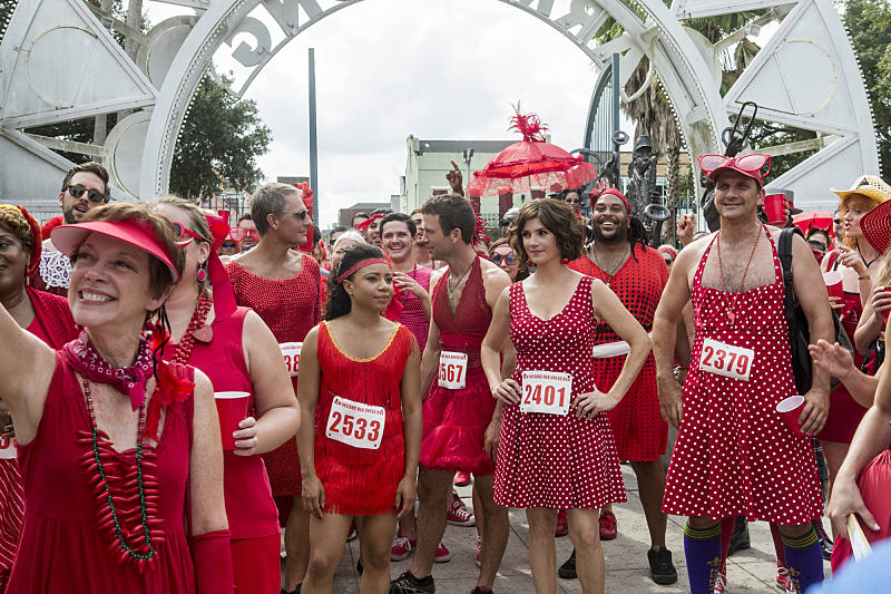 Red Dress in New Orleans