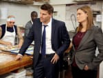 Booth and Brennan Question a Bakery Owner - Bones