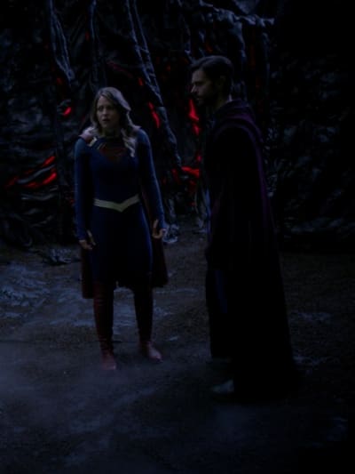 Kara and Zor-El - Supergirl Season 6 Episode 4