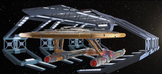 Cerritos in Dock - Star Trek: Lower Decks