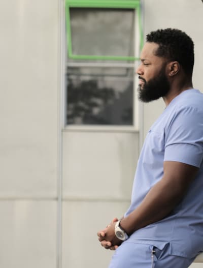 AJ Conflicted - Tall - The Resident Season 4 Episode 2