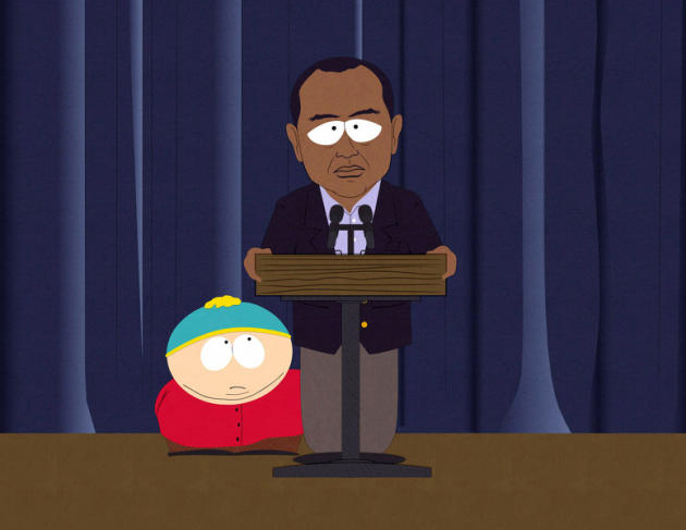 Tiger Woods on South Park