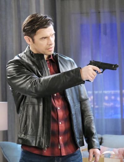 Xander Threatens Sami / Tall - Days of Our Lives