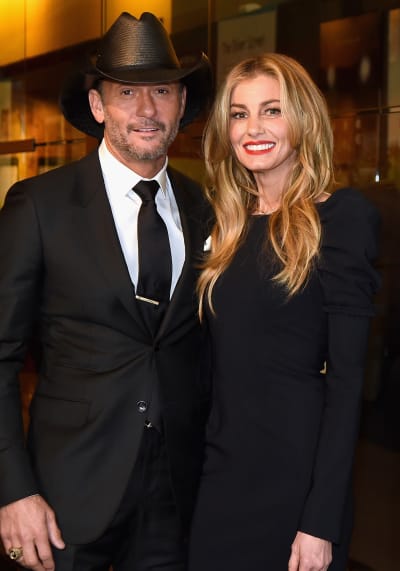 Tim McGraw and Faith Hill at Country Music Hall of Fame