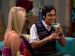 Penny Makes Raj Drink