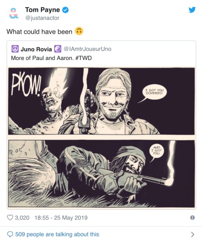 tom payne tweeter