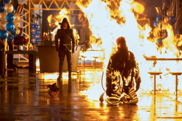 Up in Big Flames
