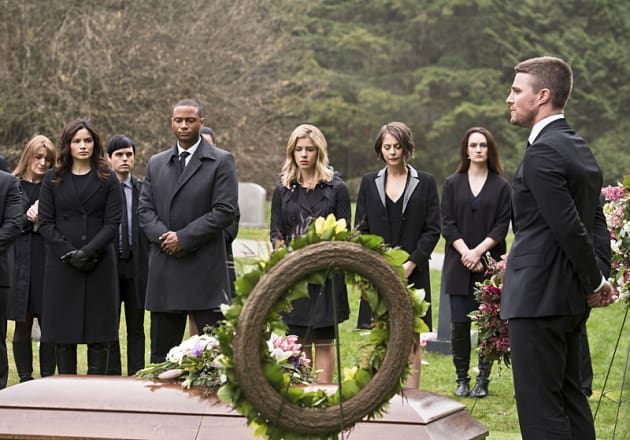 Saying goodbye - Arrow Season 4 Episode 19