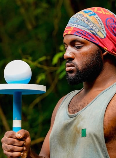 Deshawn concentrates - Survivor Season 41 Episode 10