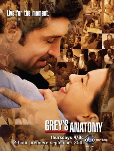Grey S Anatomy Season Five Promotional Poster Tv Fanatic