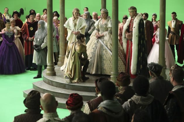 Kneeling Before the Queen - Once Upon a Time Season 6 Episode 10