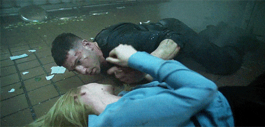 Frank Castle and Karen Page (The Punisher)