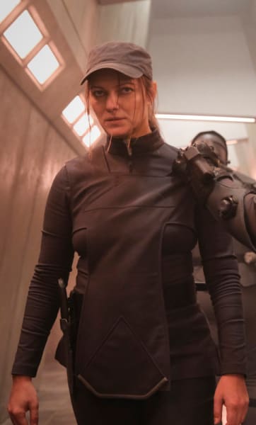 Diyoza Battles Bardo - The 100 Season 7 Episode 6
