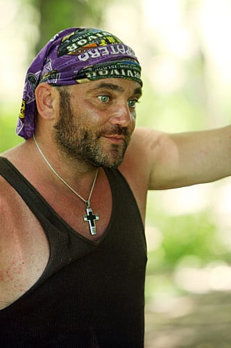 Russell Hantz Listens Intently