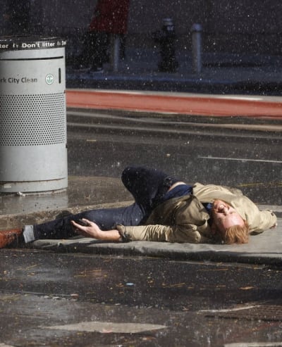 Lying in the Rain -tall - New Amsterdam Season 4 Episode 11
