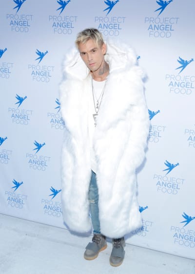 Singer/songwriter Aaron Carter attends Project Angel Food's 2017 Angel Awards