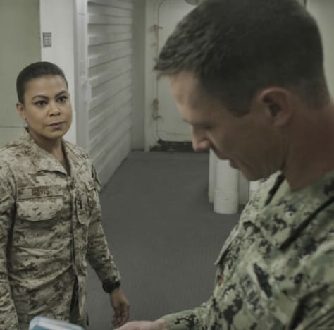 Tense Relationship - SEAL Team Season 4 Episode 15