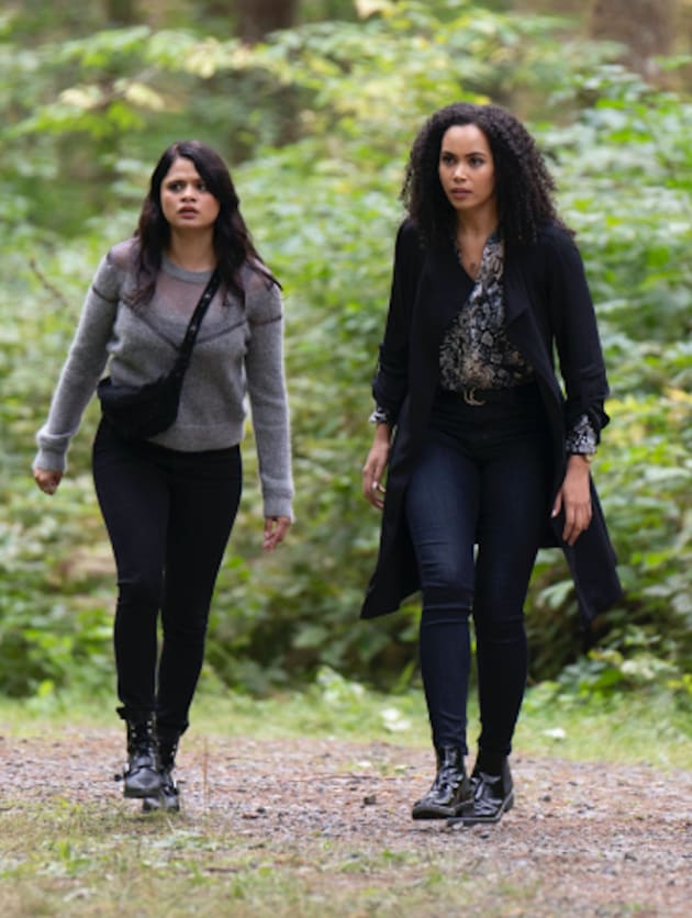 Macy and Mel in the Woods - Charmed (2018) Season 2 Episode 4